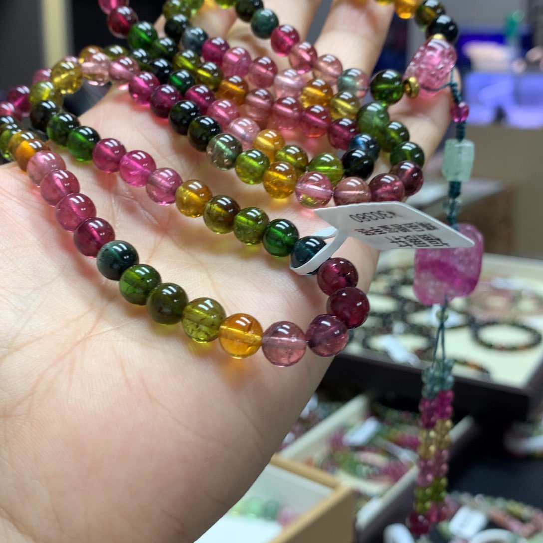 碧玺手链未镶嵌娜****店手链