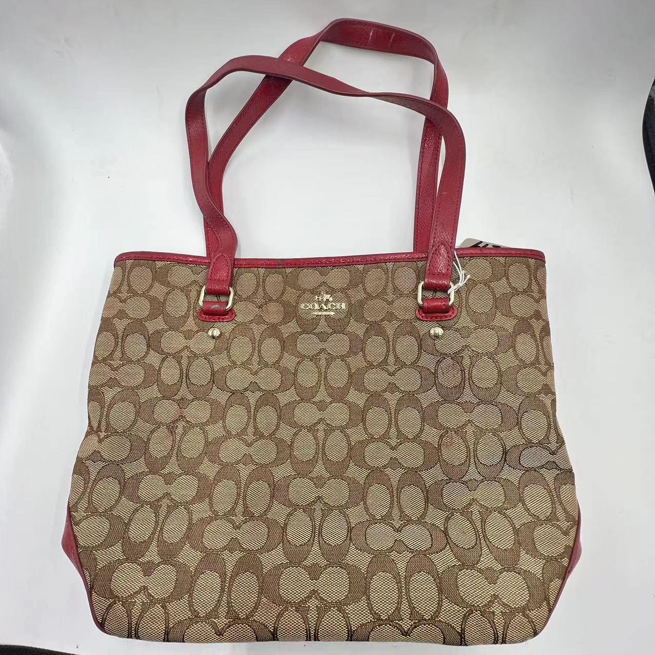 90新 COACH/蔻驰 熊大中古/95新/蔻驰手提包/1217