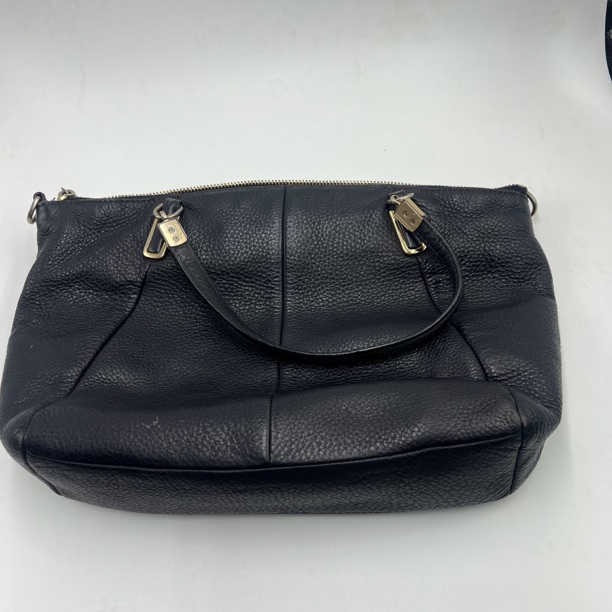 90新 COACH/蔻驰 熊大中古/箱包/coach小号黑金托特/1203