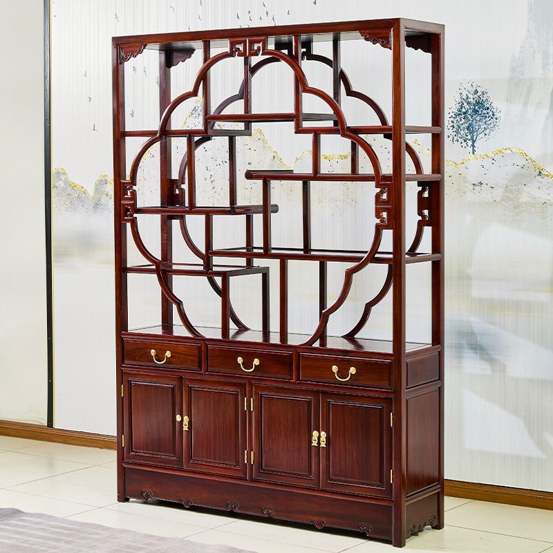 酸枝木博古架 实木多宝阁东非酸枝组合博古架