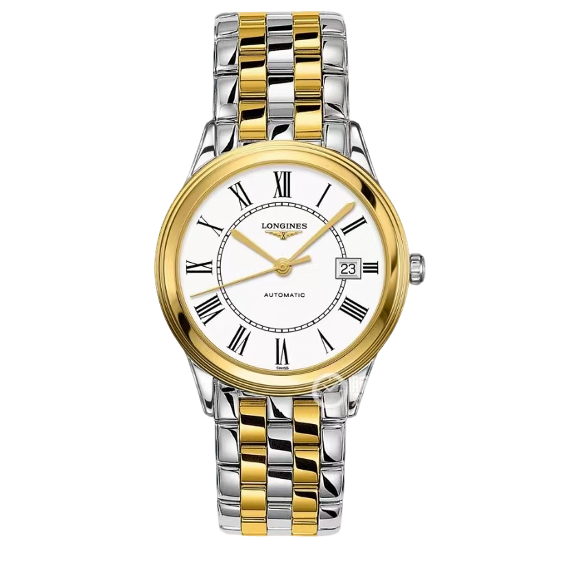 99新 Longines/浪琴 单表军旗男表/38.5表径/背透自动机械经典