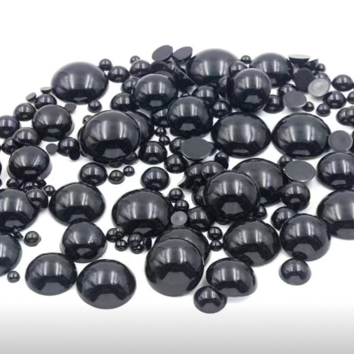 玩偶眼睛眼珠毛绒玩具眼睛黑色平底眼睛diy手工钩针毛钱眼睛配件