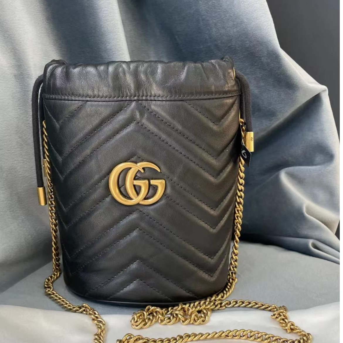 95新 GUCCI/古驰 安洁利田哥水桶包/BK0133484