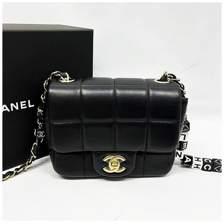 99新 Chanel/香奈儿 安洁利田哥链条包/BK0130472