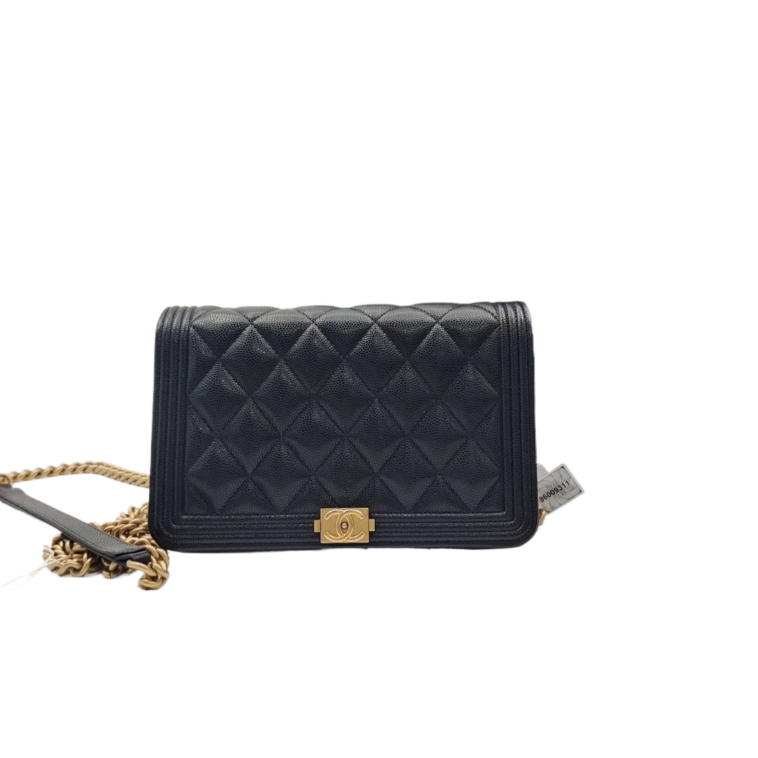 99新 香奈儿 安洁利严选链条钱包/BK0141409 斜挎