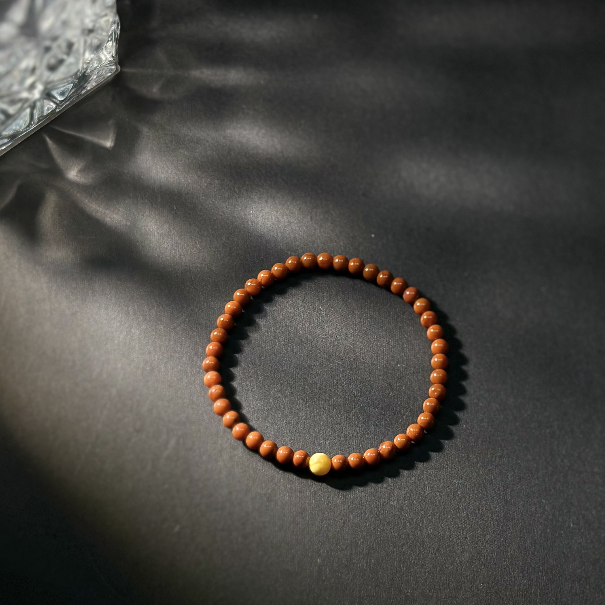 小婵-福利款#南红蜜蜡单圈手串