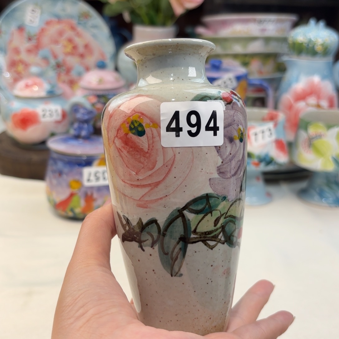 瓷片兔兔海笔的画