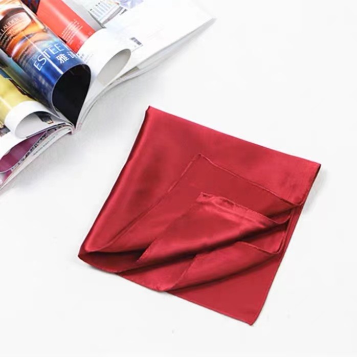 纯色丝巾时尚女士男士薄款透气中国风春夏秋冬