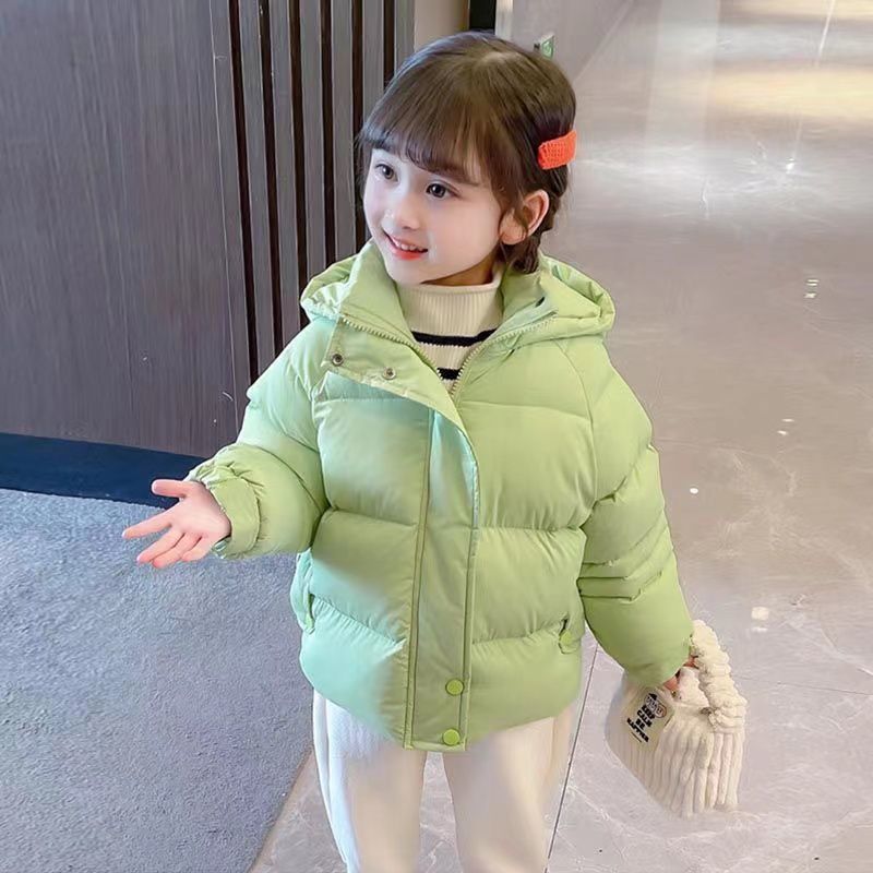 波司豋仓女童羽绒服2023新款冬季轻薄时尚连帽保暖儿童羽绒服