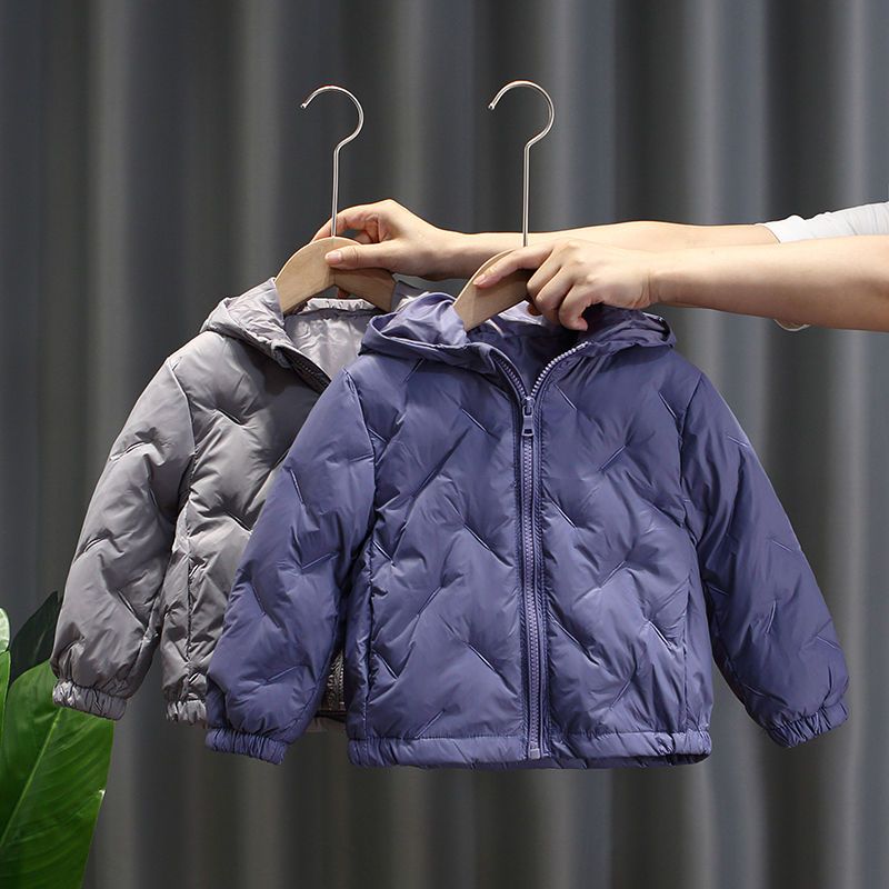 波司豋童羽绒服2023秋冬新款男童女童短款加厚外套宝宝刺绣面