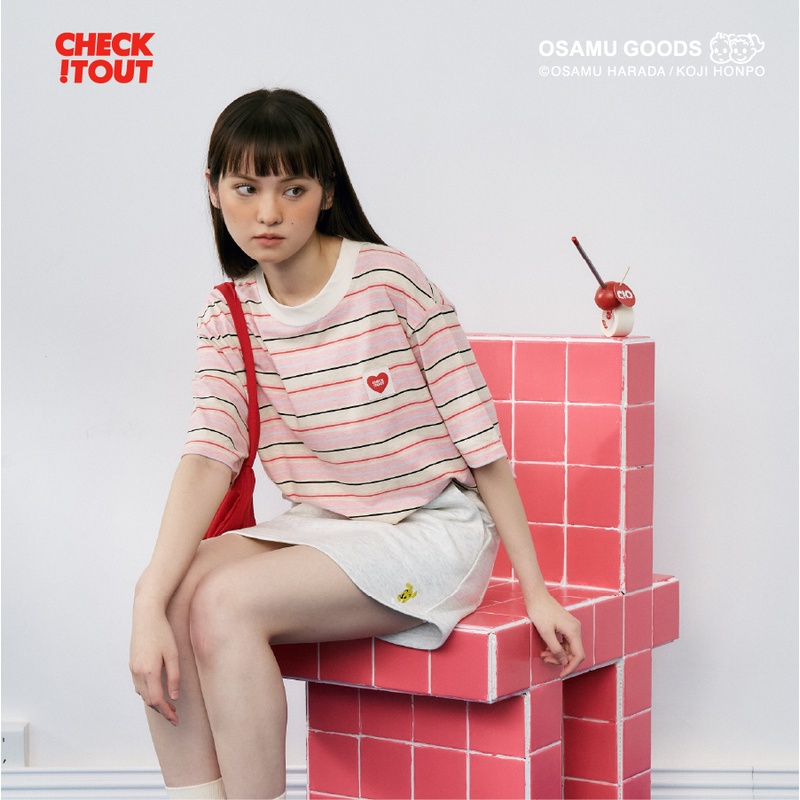 checkitout原田治联名正品雪团子短裙春夏半身裙甜美时尚温柔百搭