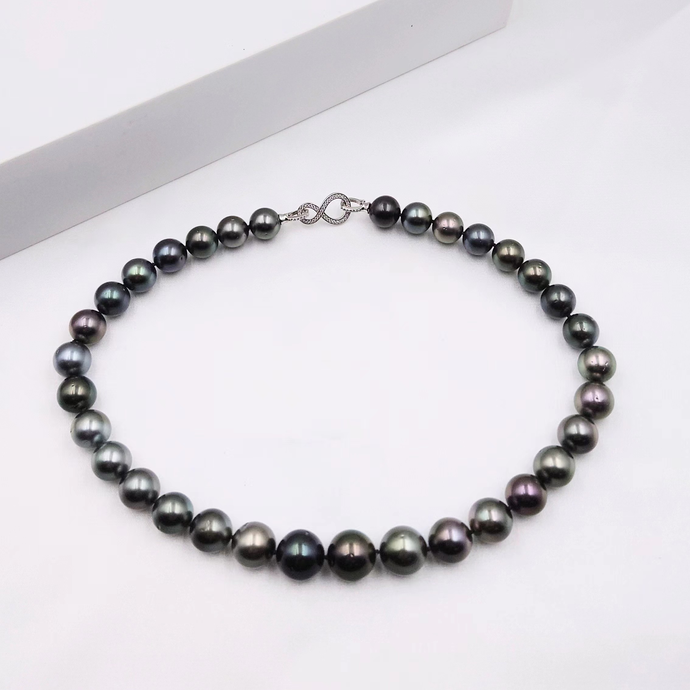 【夏夏源头】【永夜极光】海水大溪地莫兰迪项链11-14MMY