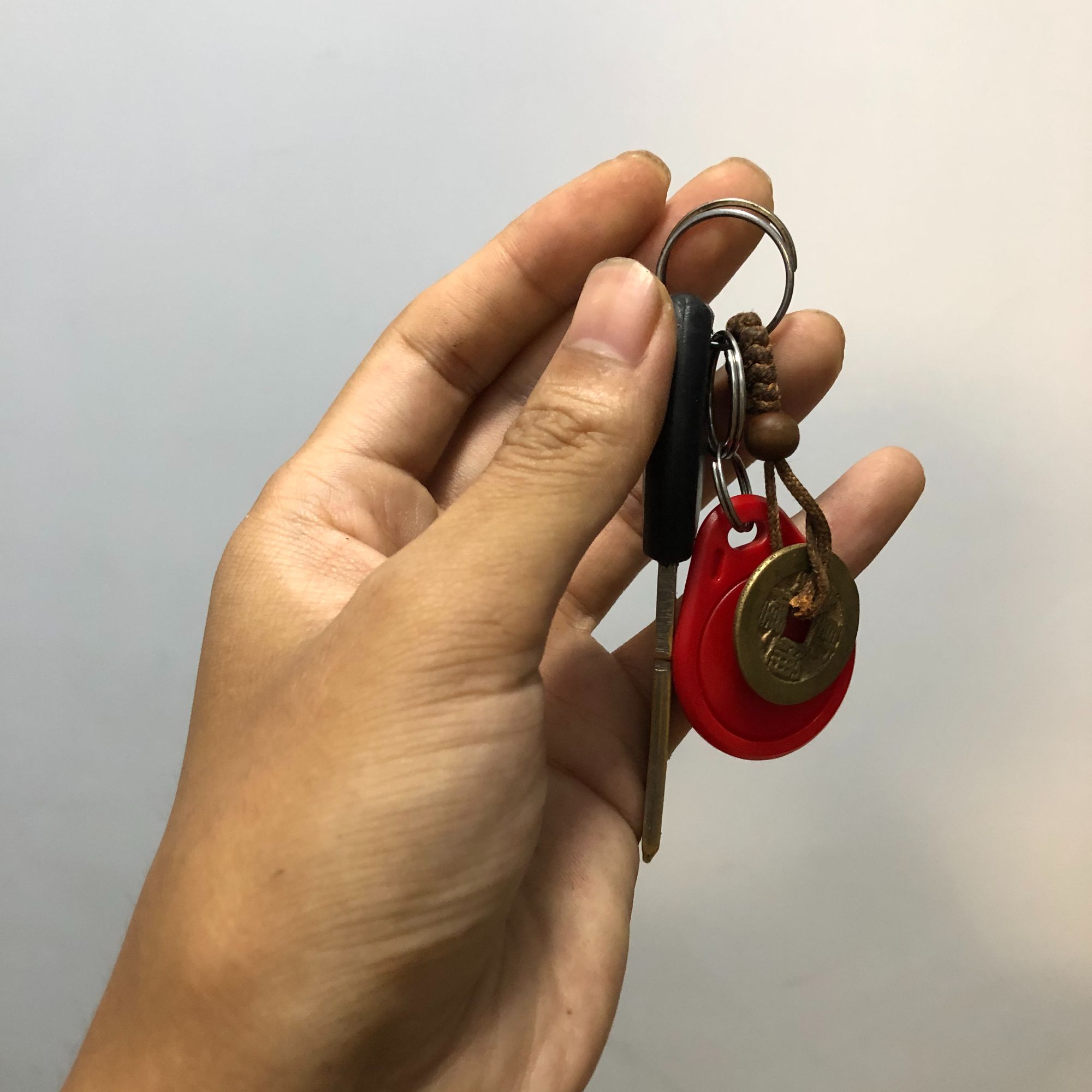 装饰用品包老铜汽车钥匙扣