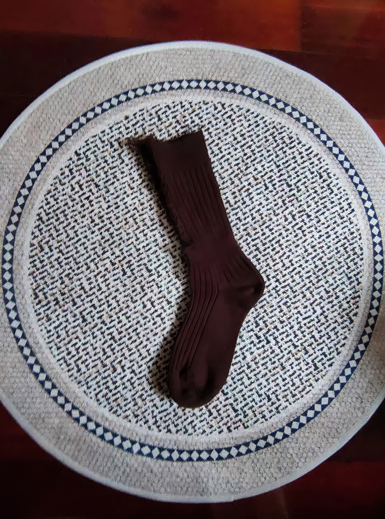 袜子女款爆款2023新款秋冬季加厚长筒破洞堆堆袜冬天保暖毛线肠溶