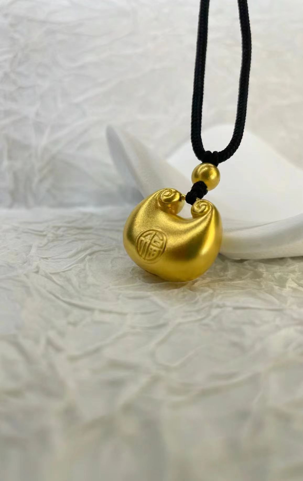 足金999古法时尚百搭经典爆款小胖福吊坠