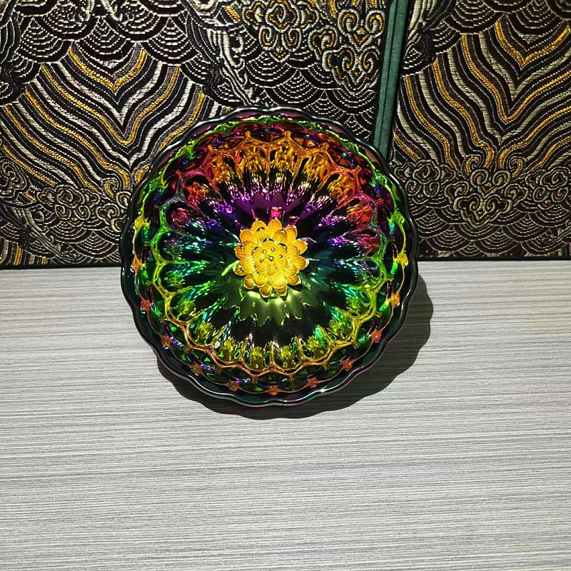 妖妃金莲无礼盒高端茶器主人杯品茗杯全彩金莲花功夫茶器茶杯