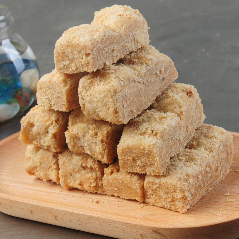 正宗巢湖传统手工木棰花生酥地方特产农家手工酥脆花生糕微甜零食