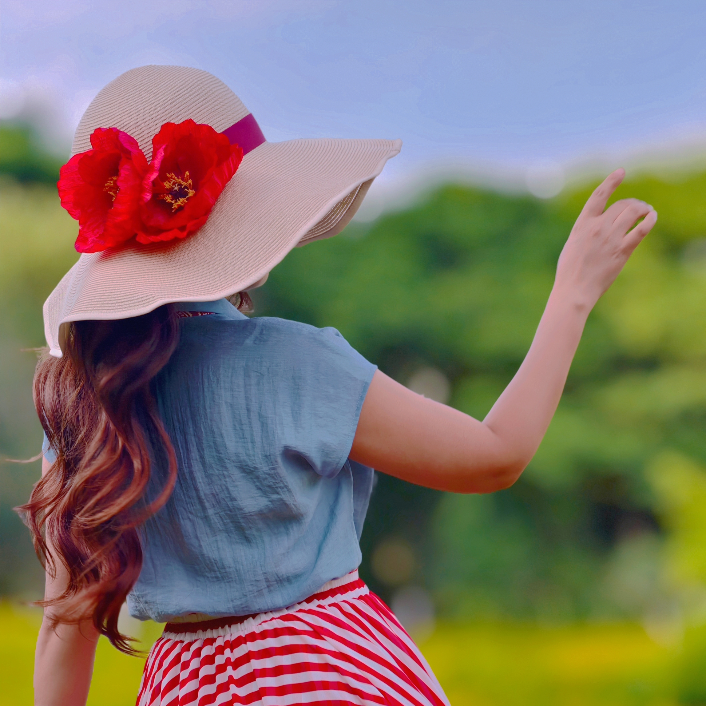 疯帽子 夏日出游沙滩帽子女 可折叠遮阳帽 度假海边太阳帽 新