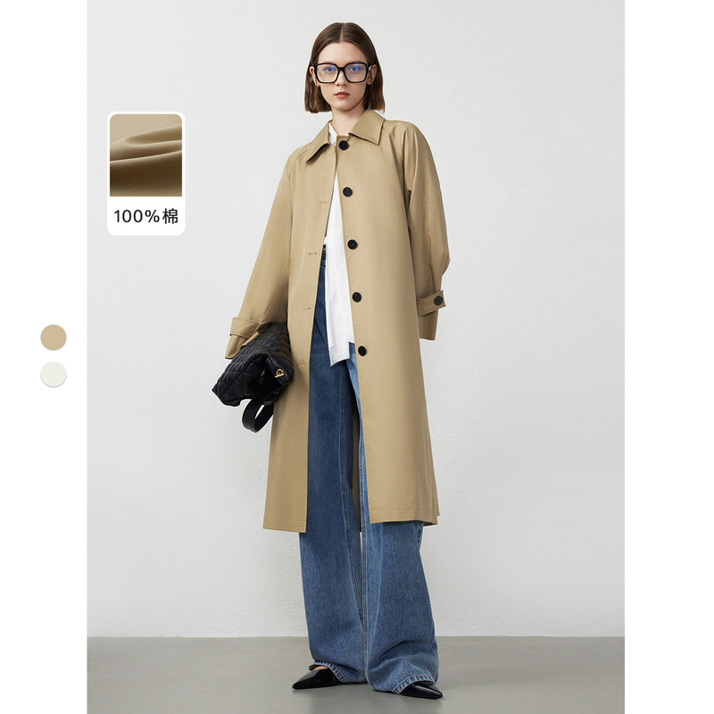 【粉丝专享】【薄荷曼波】静奢风朗姿纯棉通勤外套24年秋季上衣女