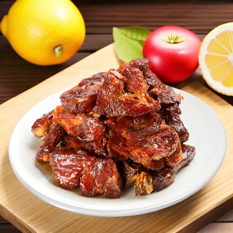 真正老陆稿荐经典红烧无锡酱排骨450g即食肉类卤味熟食小吃老字号