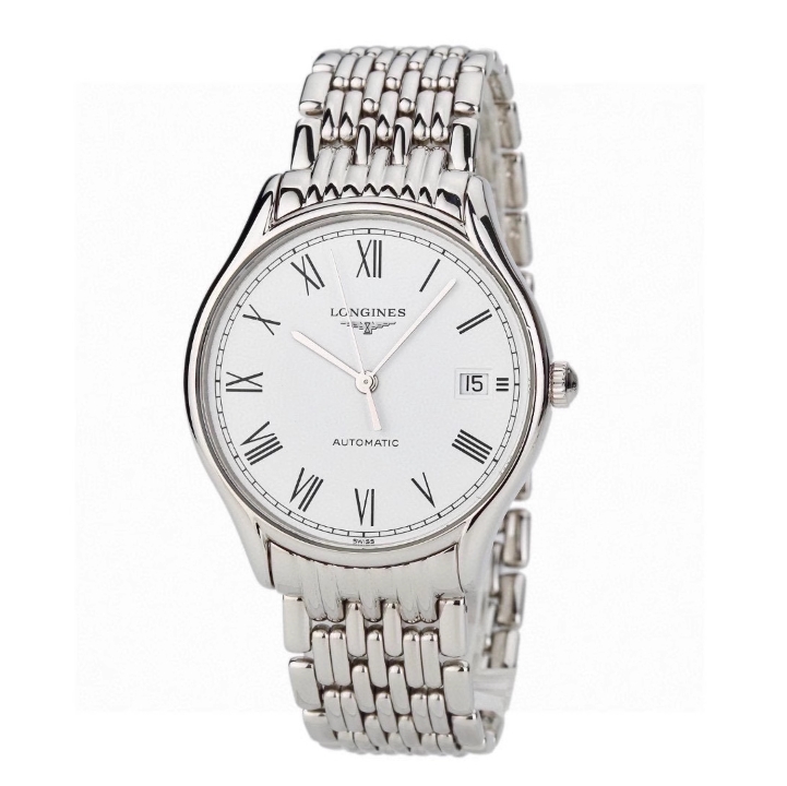 99新 Longines/浪琴 自动男表L4.860.4.11.6表径35.6