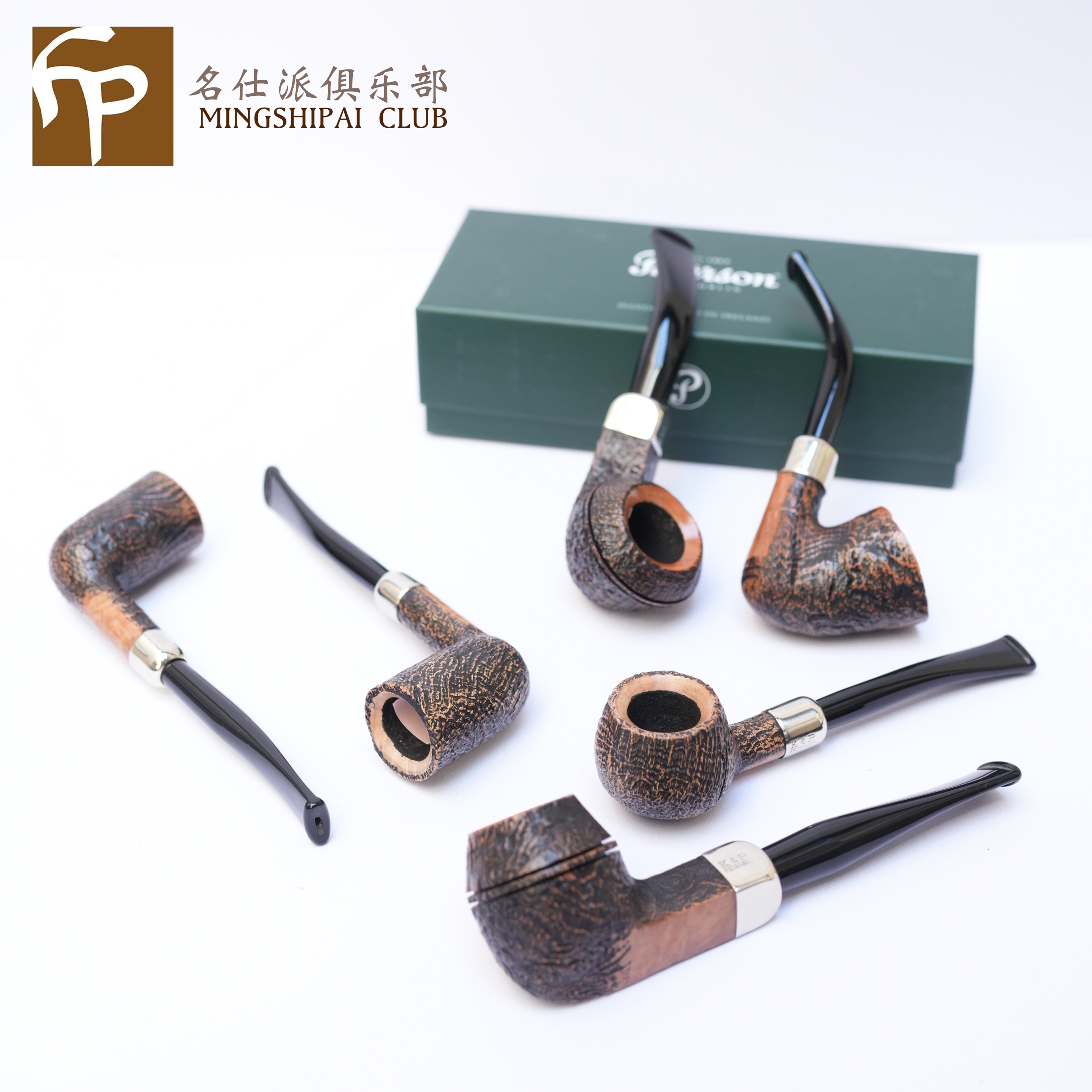 彼特森peterson阿克诺Arklow喷砂镍圈烟斗