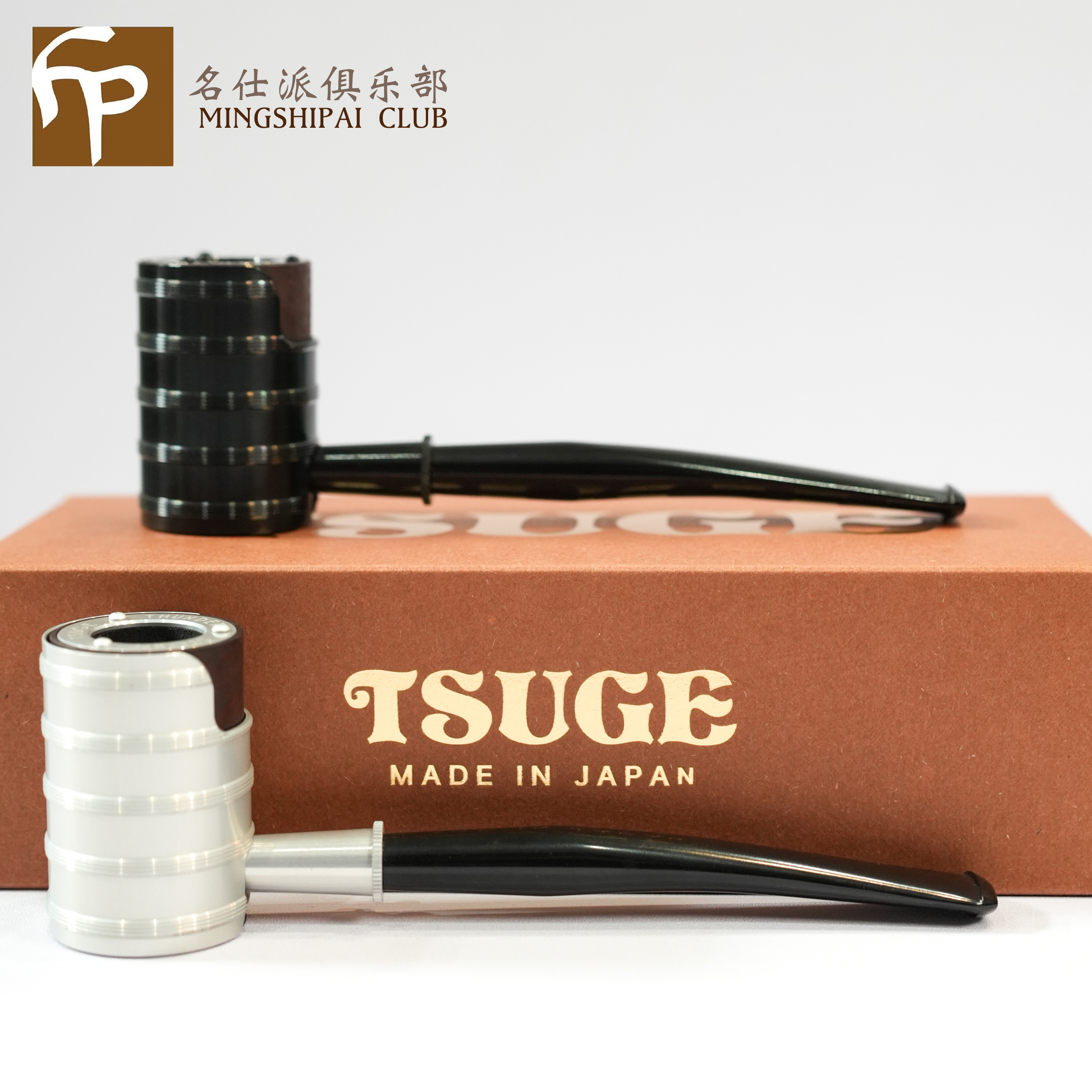 Tsuge日本拓植烟斗平底金属雷暴系列防风桌斗