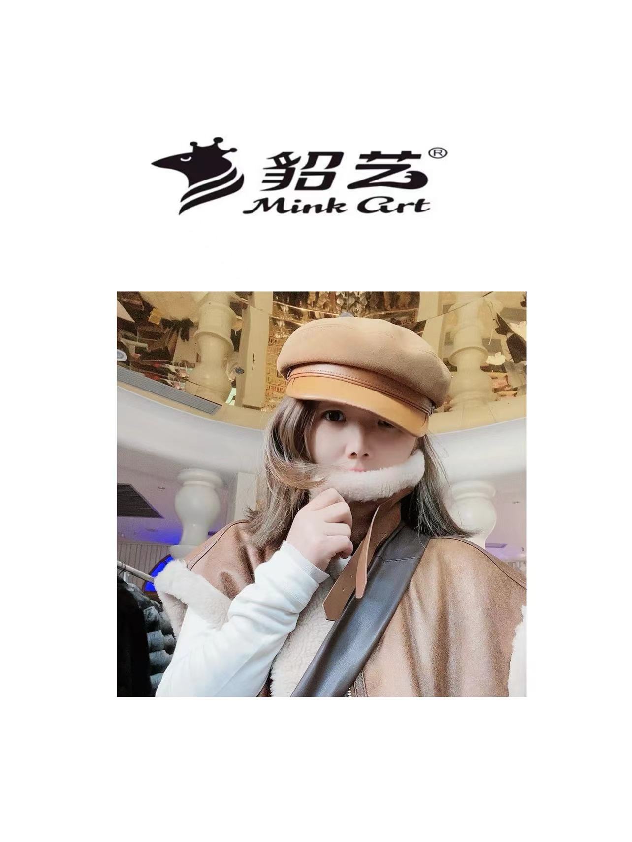 貂艺 Mink Art | 英伦复古八角女休闲时尚百搭显脸小鸭舌贝雷帽