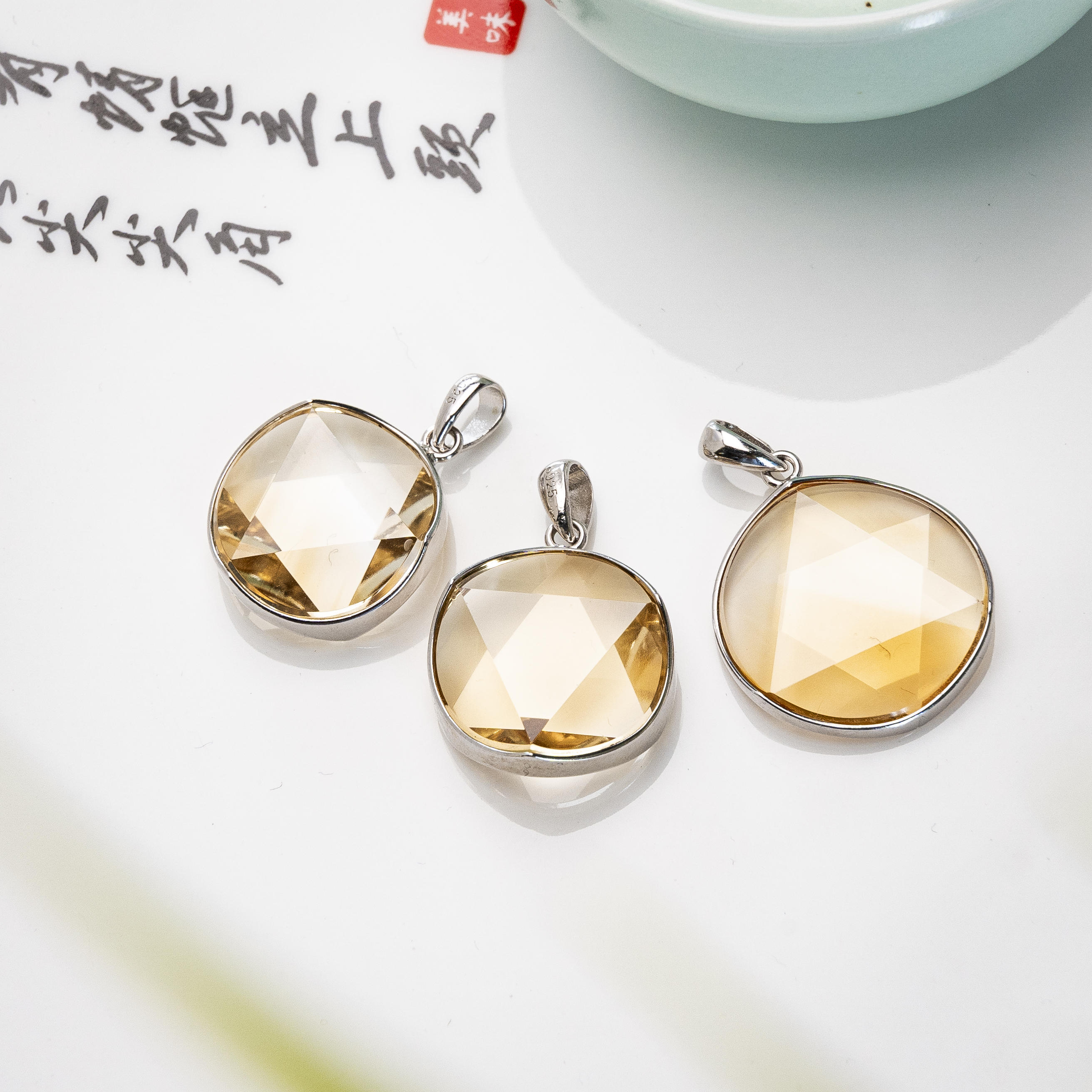 守道掌门人黄水晶六芒星吊坠SDTP3702（赠链）多样性发其一