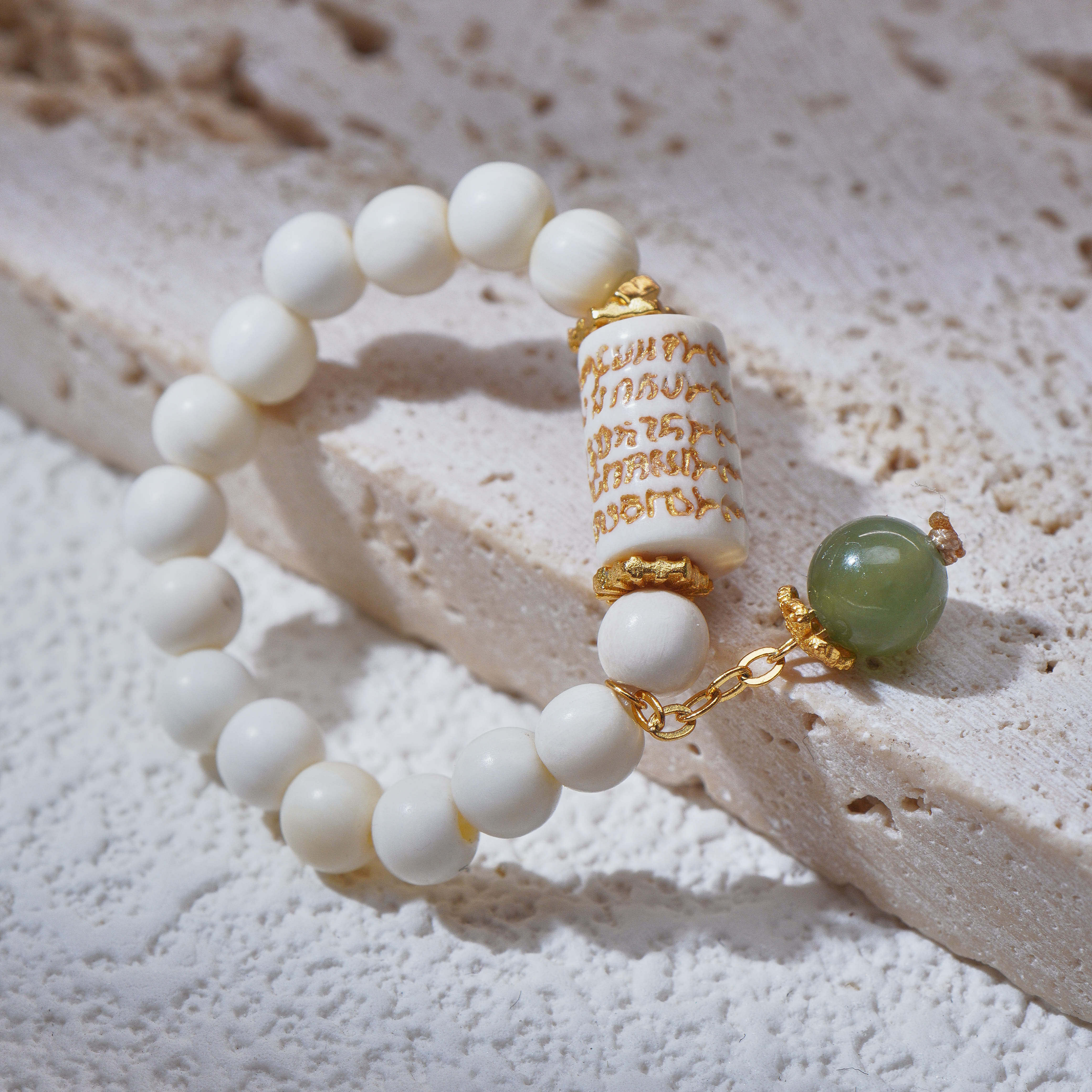 【马漂亮严选】猛犸牙五条经戒指SDTP4017（多样性发其一）