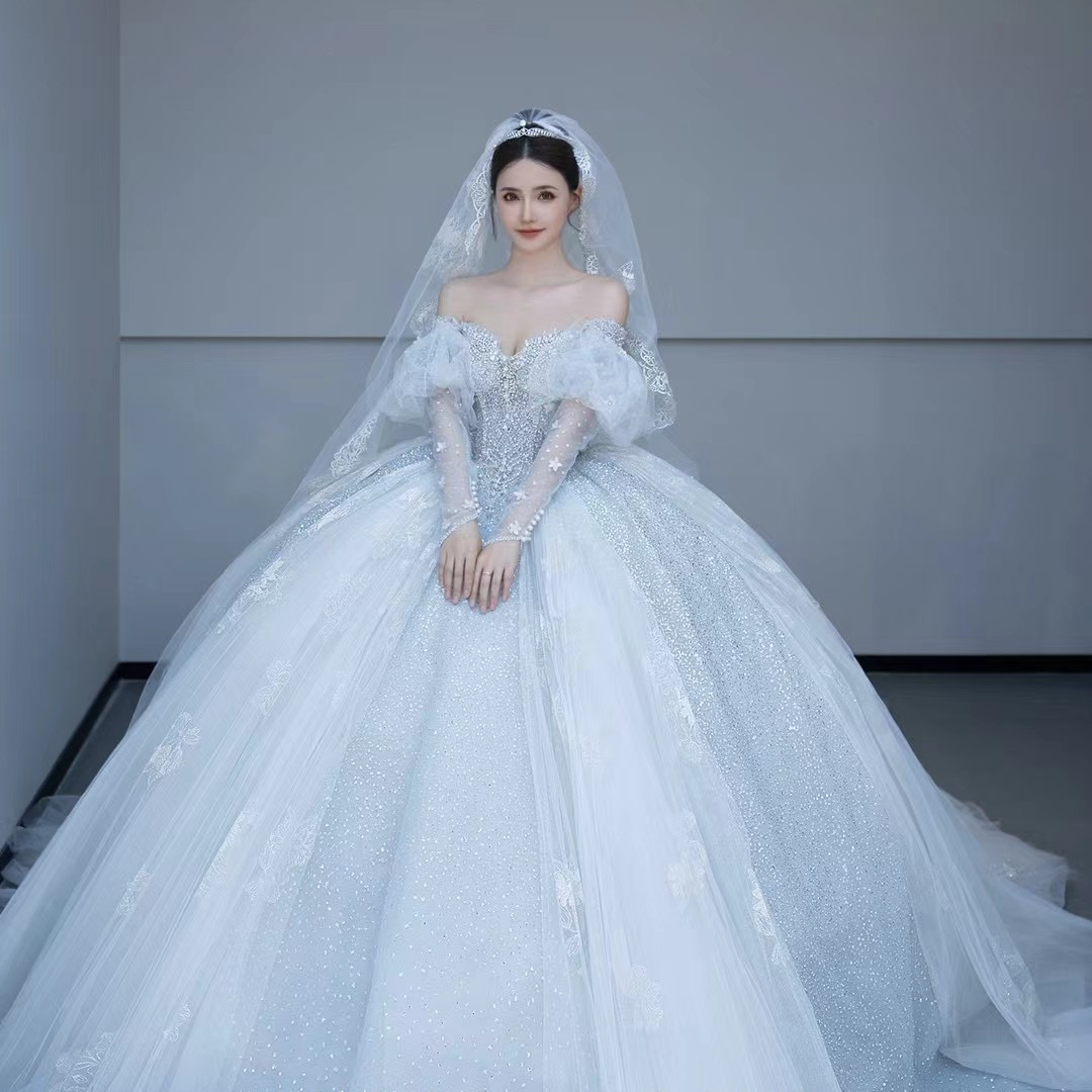 【直播间专拍】婚纱 礼服 秀和-默认微瑕no退no换-下单备注编号