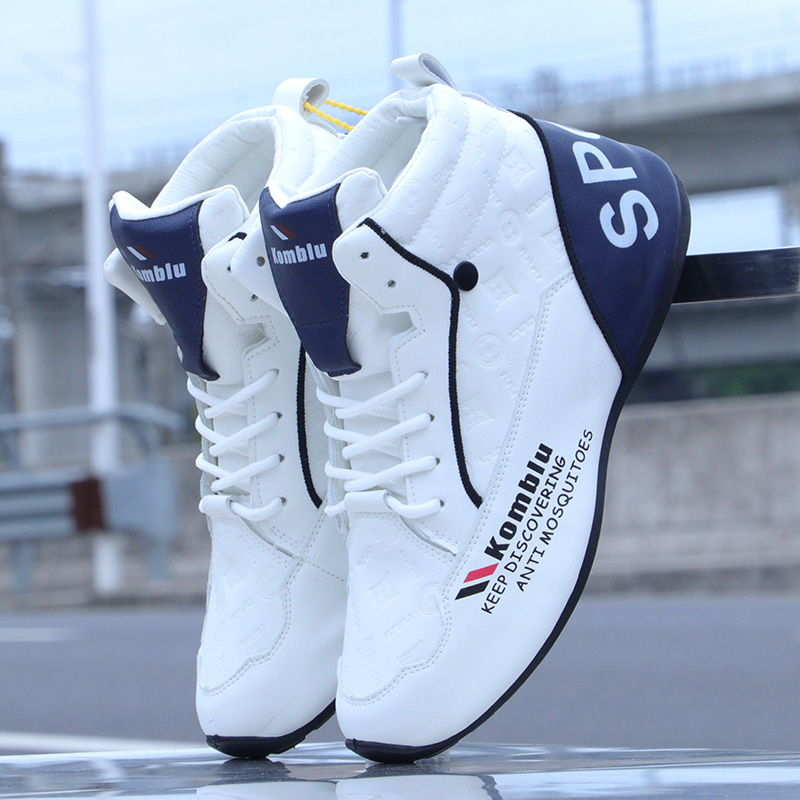 潮流短靴秋冬季高帮男靴百搭耐磨休闲鞋耐磨运动鞋老爹鞋时尚男鞋