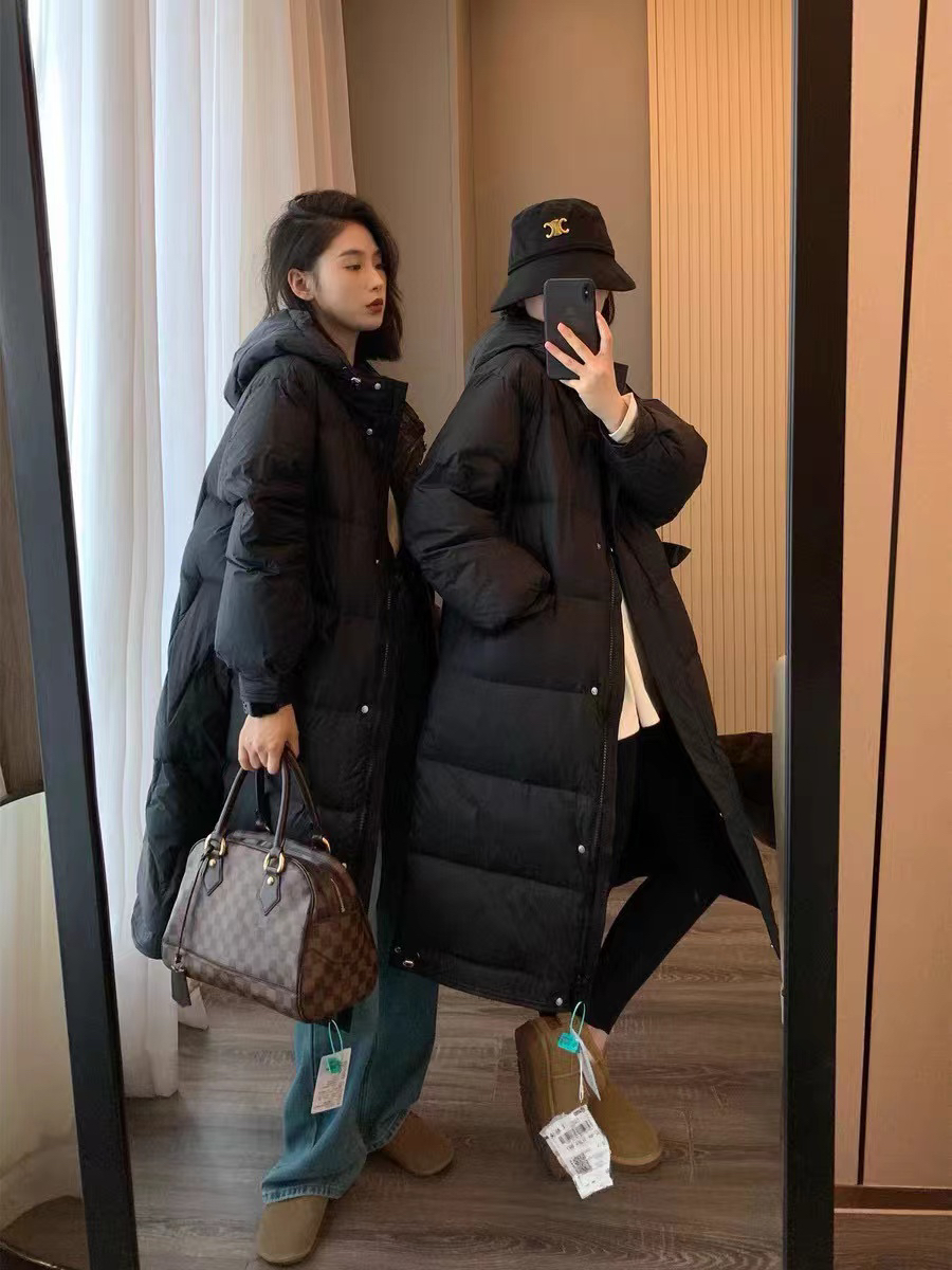 90白鸭绒羽绒服女保暖冬季特