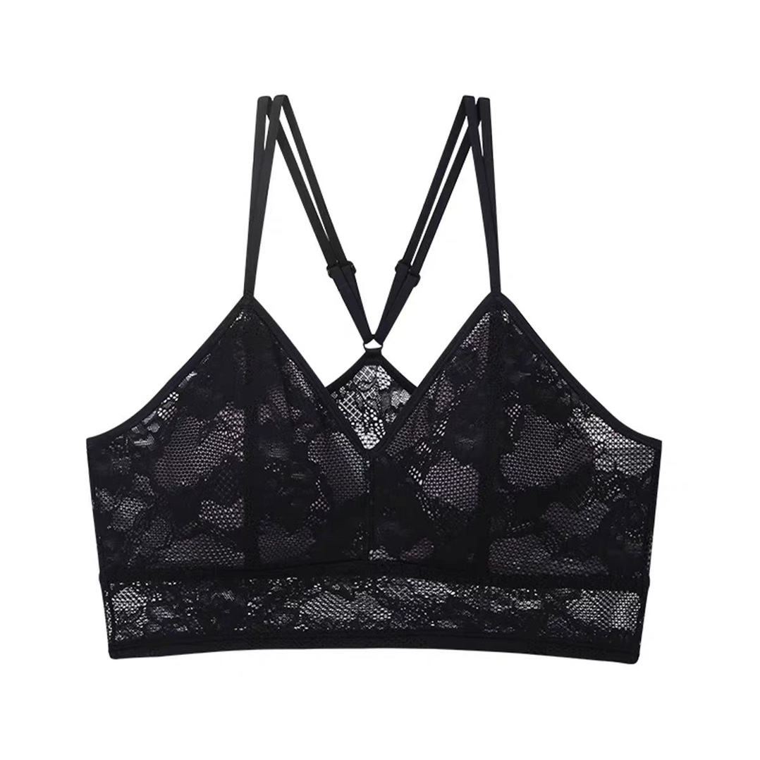 黛**零感智能蕾丝美背薄透气无钢圈文胸11R1940 