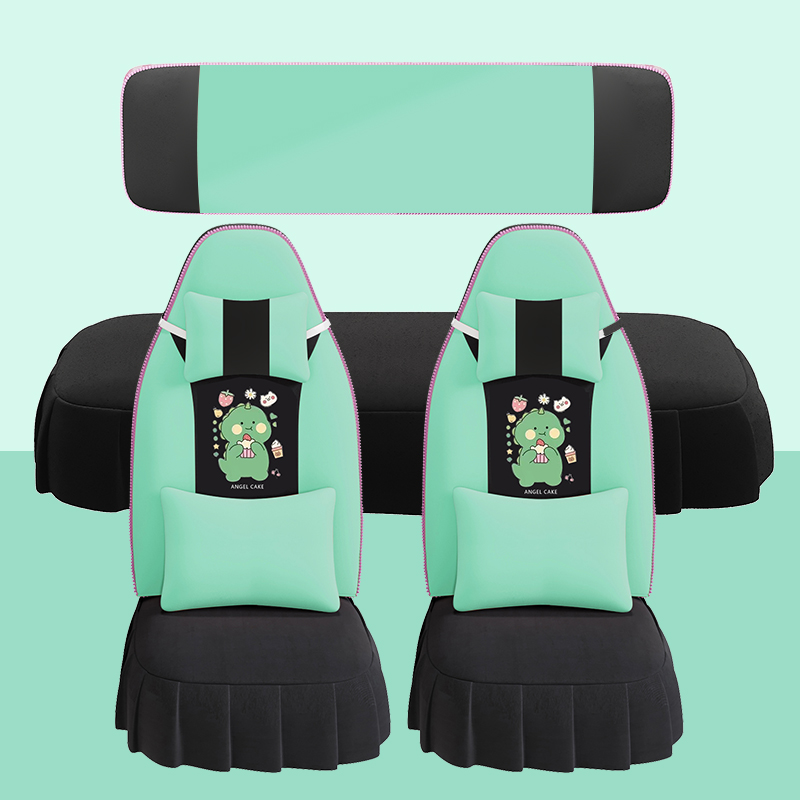 新款电动四轮车座套前边JEEP座椅金彭盛昊海宝电动四轮车通用座套