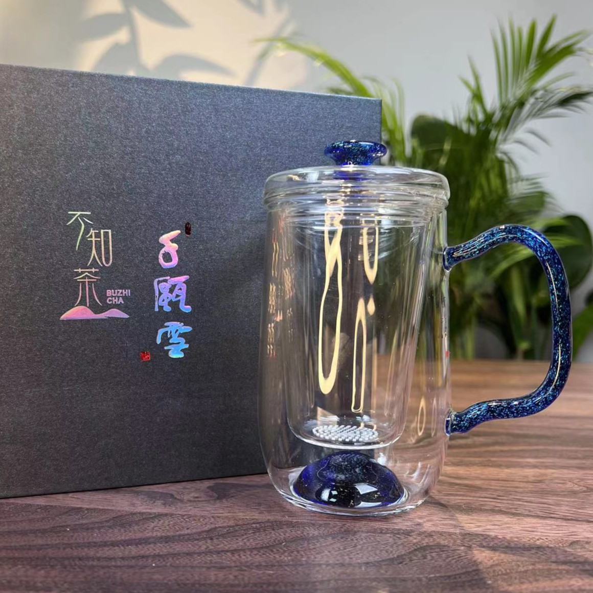 【千瓯雪周边】千瓯雪x不知茶 星瀚办公杯（高硼硅玻璃 超耐热）