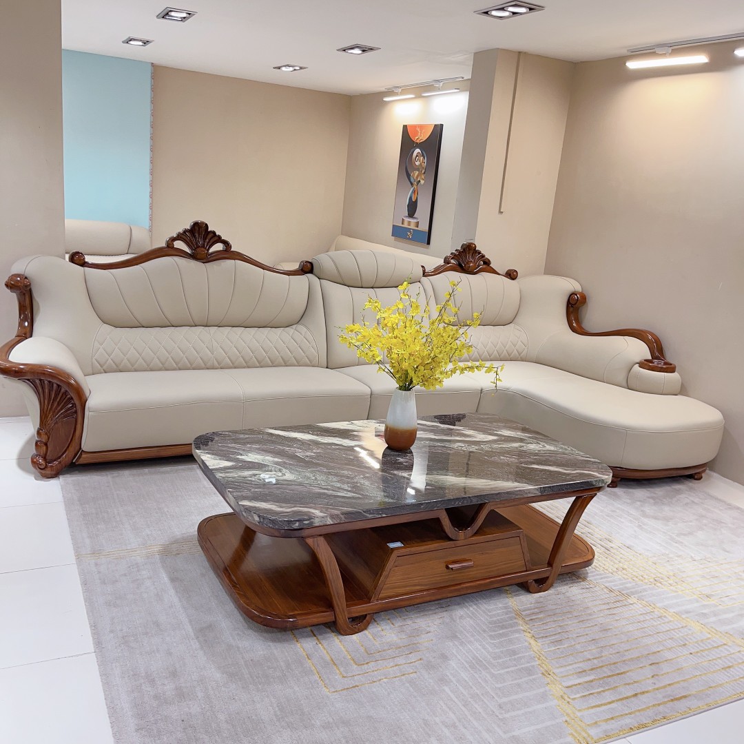 轻奢欧式头层牛皮创意古典转角沙发客厅简约别墅奢华款皮沙发皮艺