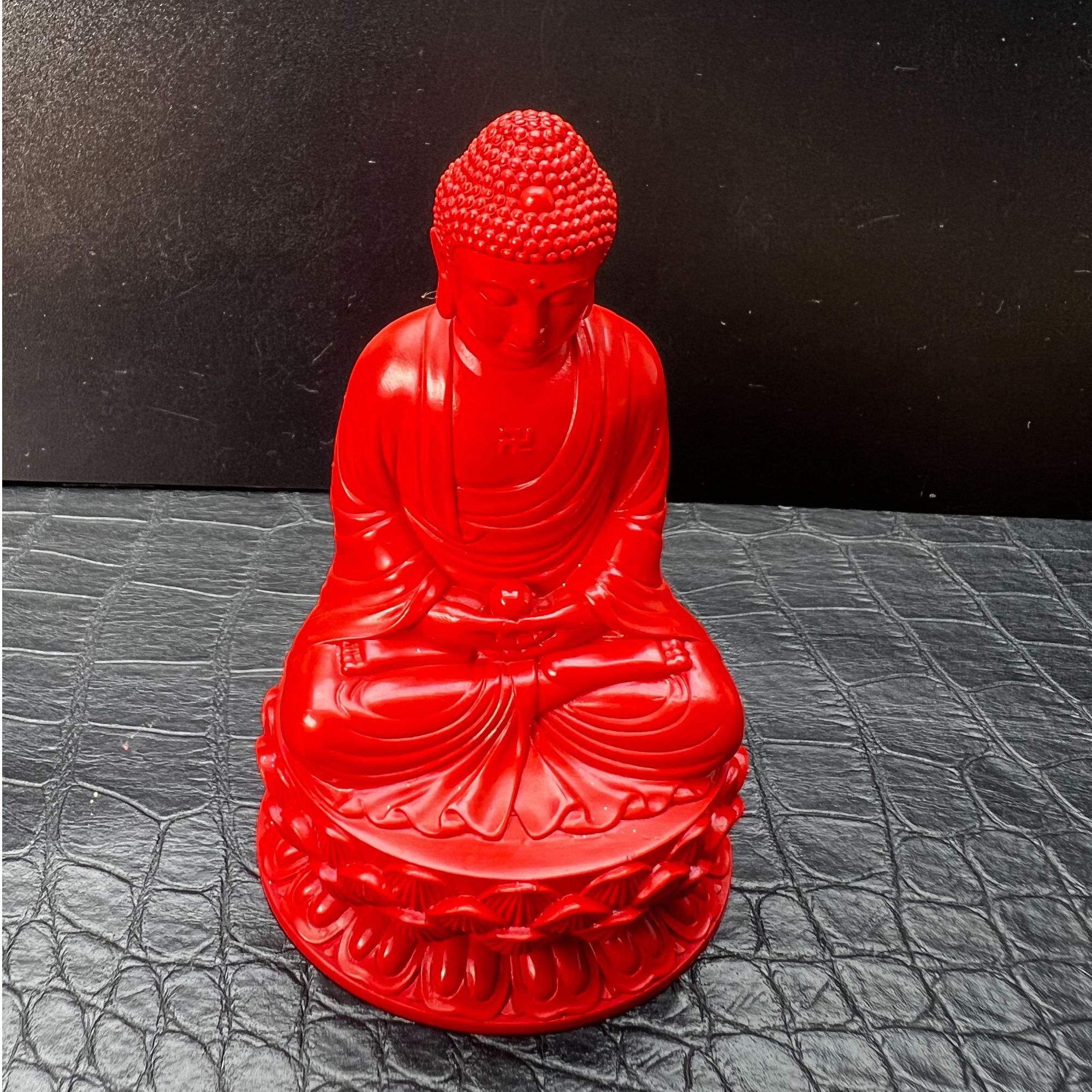 含辰砂工艺品高含量红砂佛祖药师佛高档摆件