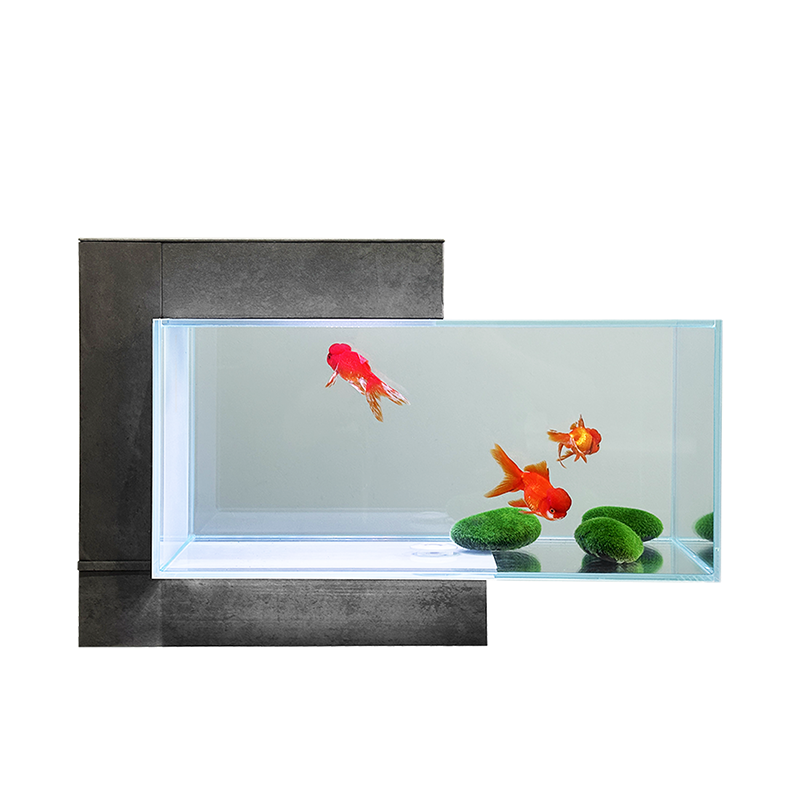 卓星高逸水族箱小型观赏鱼缸孔雀鱼斗鱼天使鱼超白玻