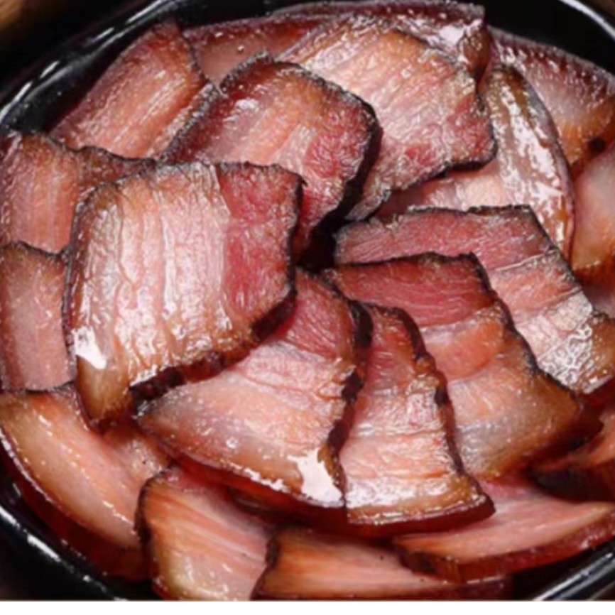 四|农家传统五花腊肉500g.