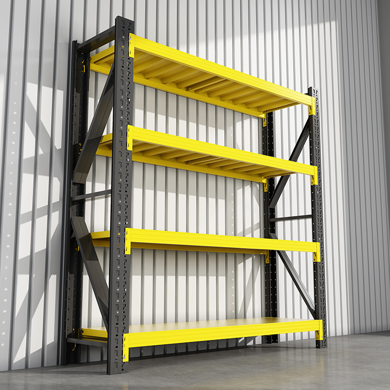 重型货架仓库多层收纳架仓储地下室架子储物架角钢家用商用置物架