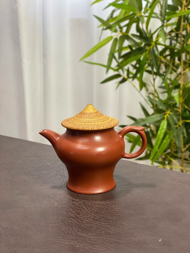 江湖·全手工潮州手拉壶老朱泥薄胎小品泡茶器