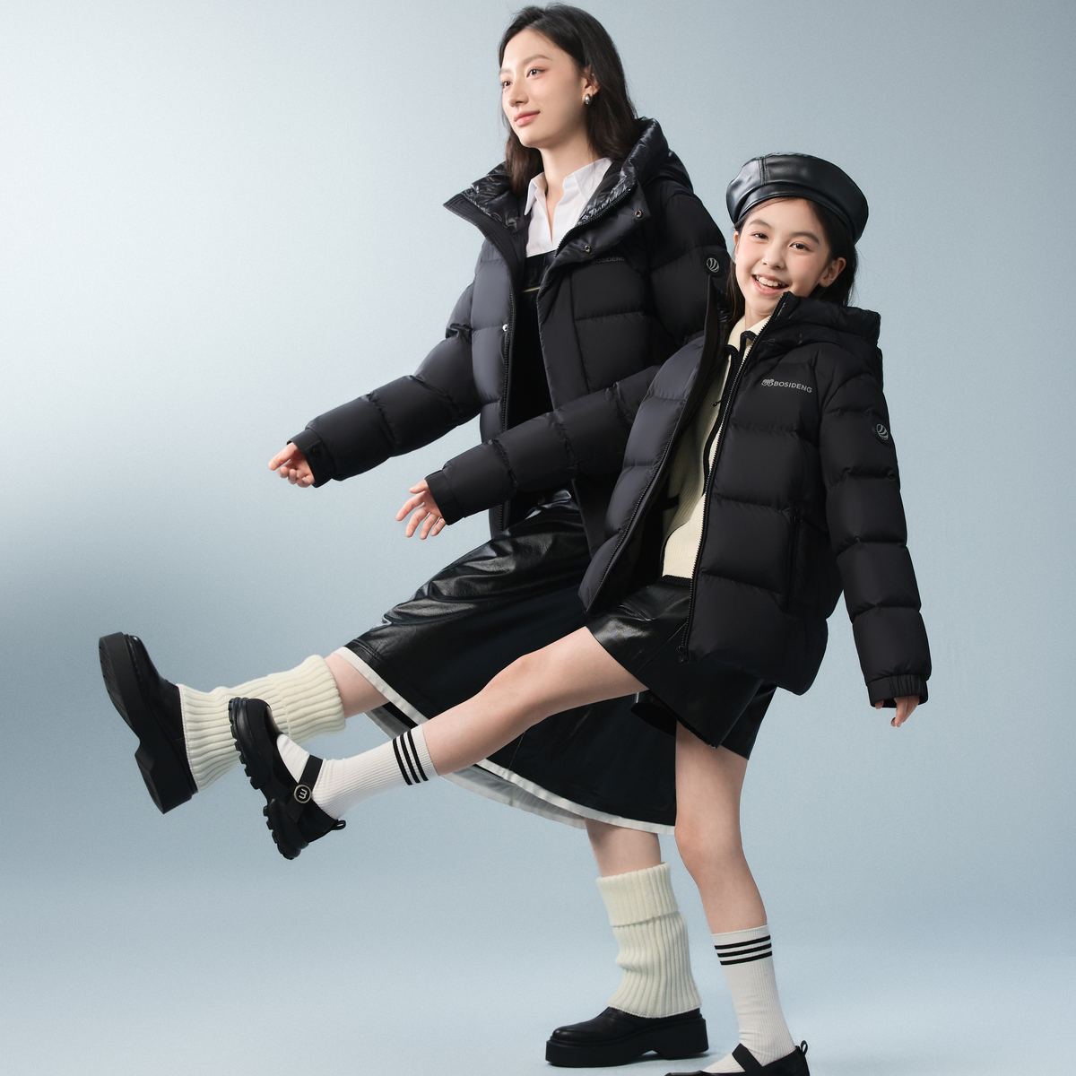 波司登童装【舒芙蕾亲子】24冬新款童装时尚运动羽绒服T40143810DY