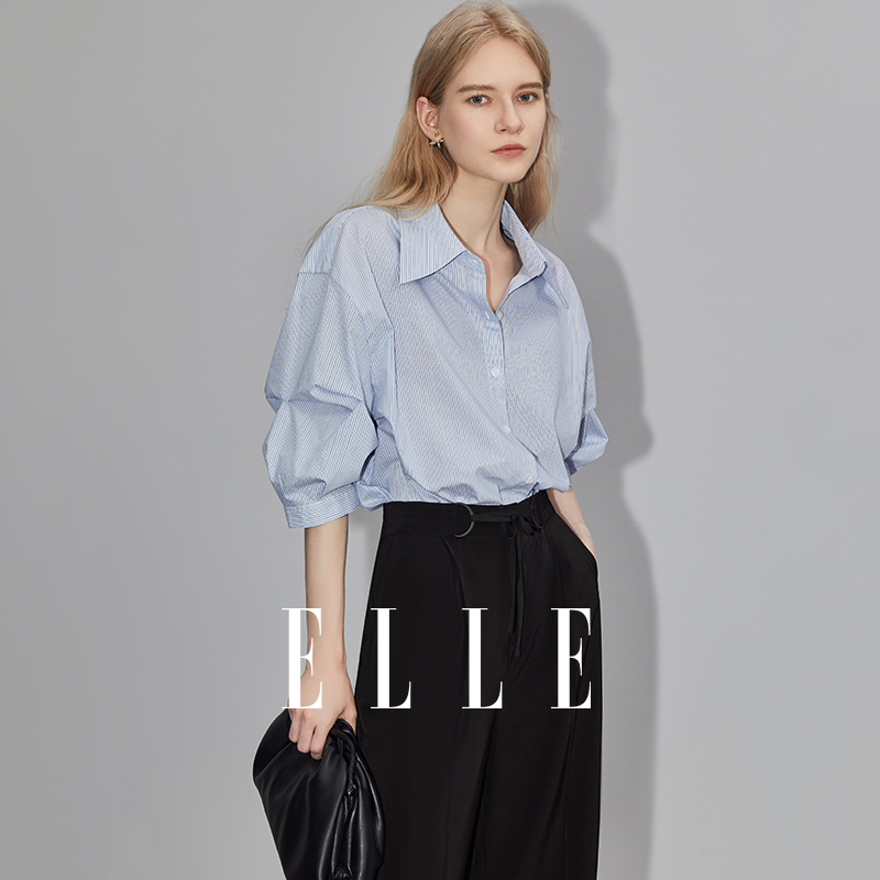 【赵老板专属】法式时尚高端衬衫女士新款衬衣轻职场上衣EC35239