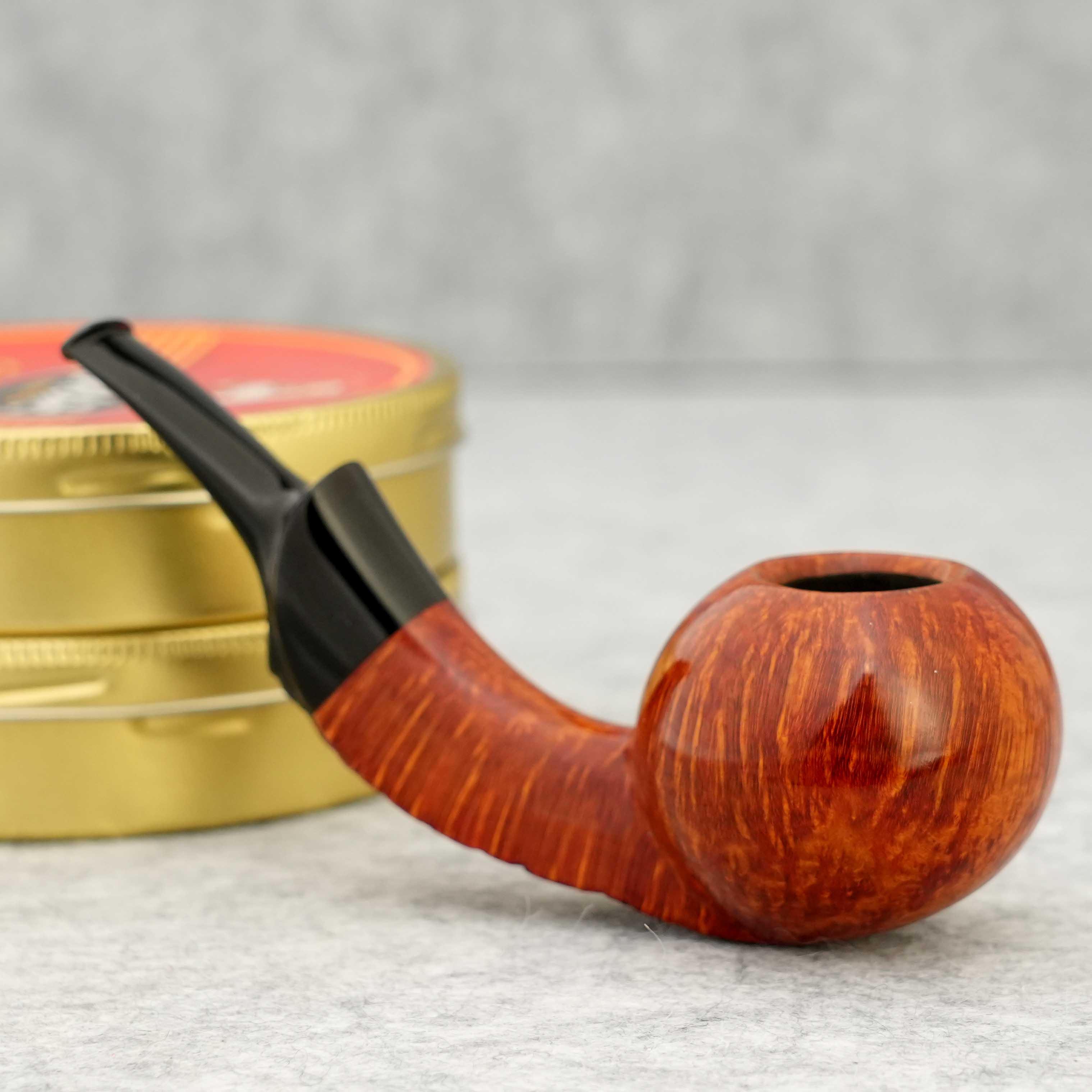 太极-周军亲工石楠木手工斗男士礼品经典收藏光面工艺品