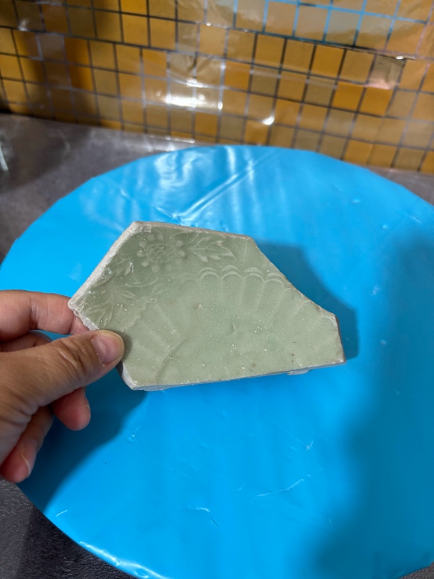 龙泉窑瓷片小黄车链接勿拍