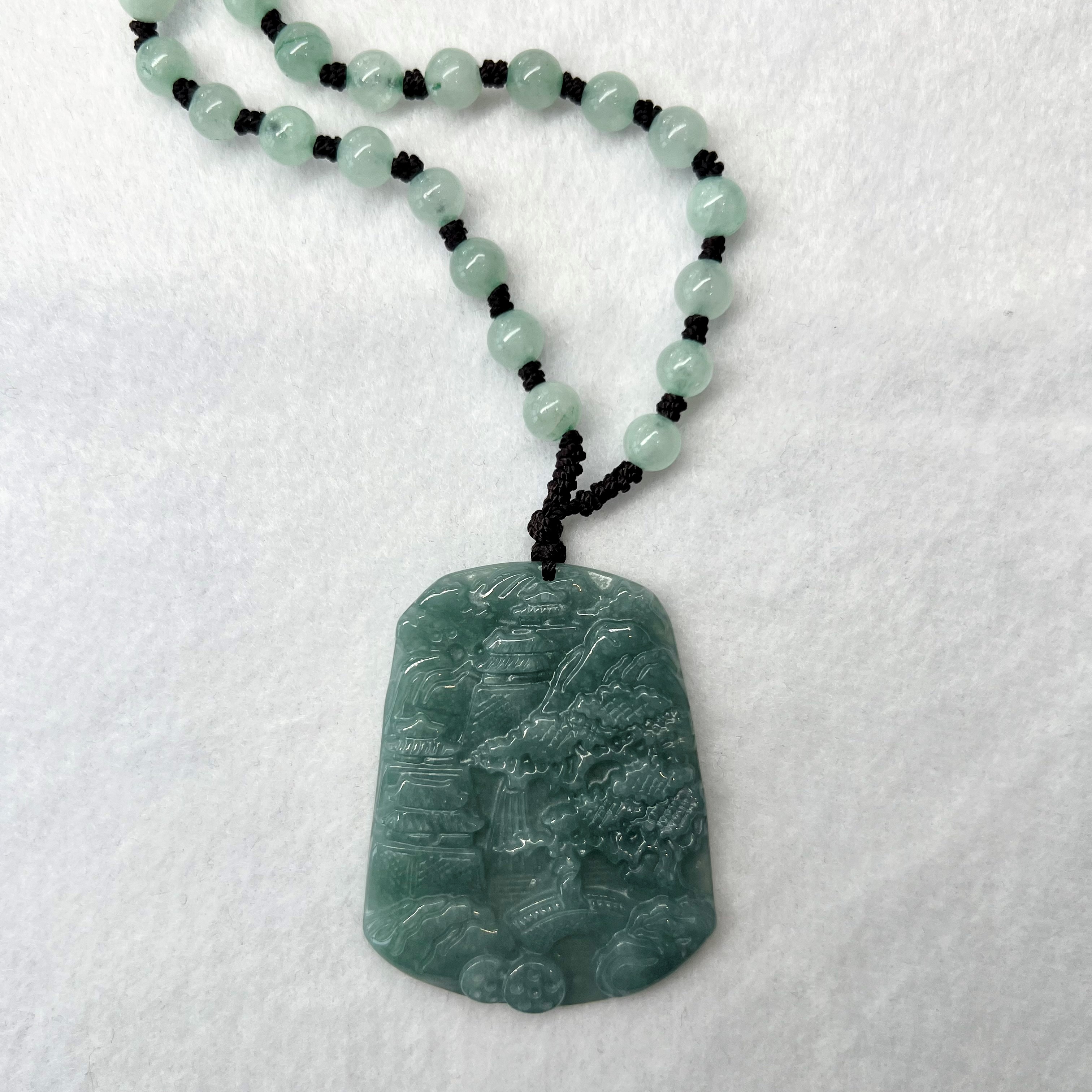 纳福祈福山水牌【HG】