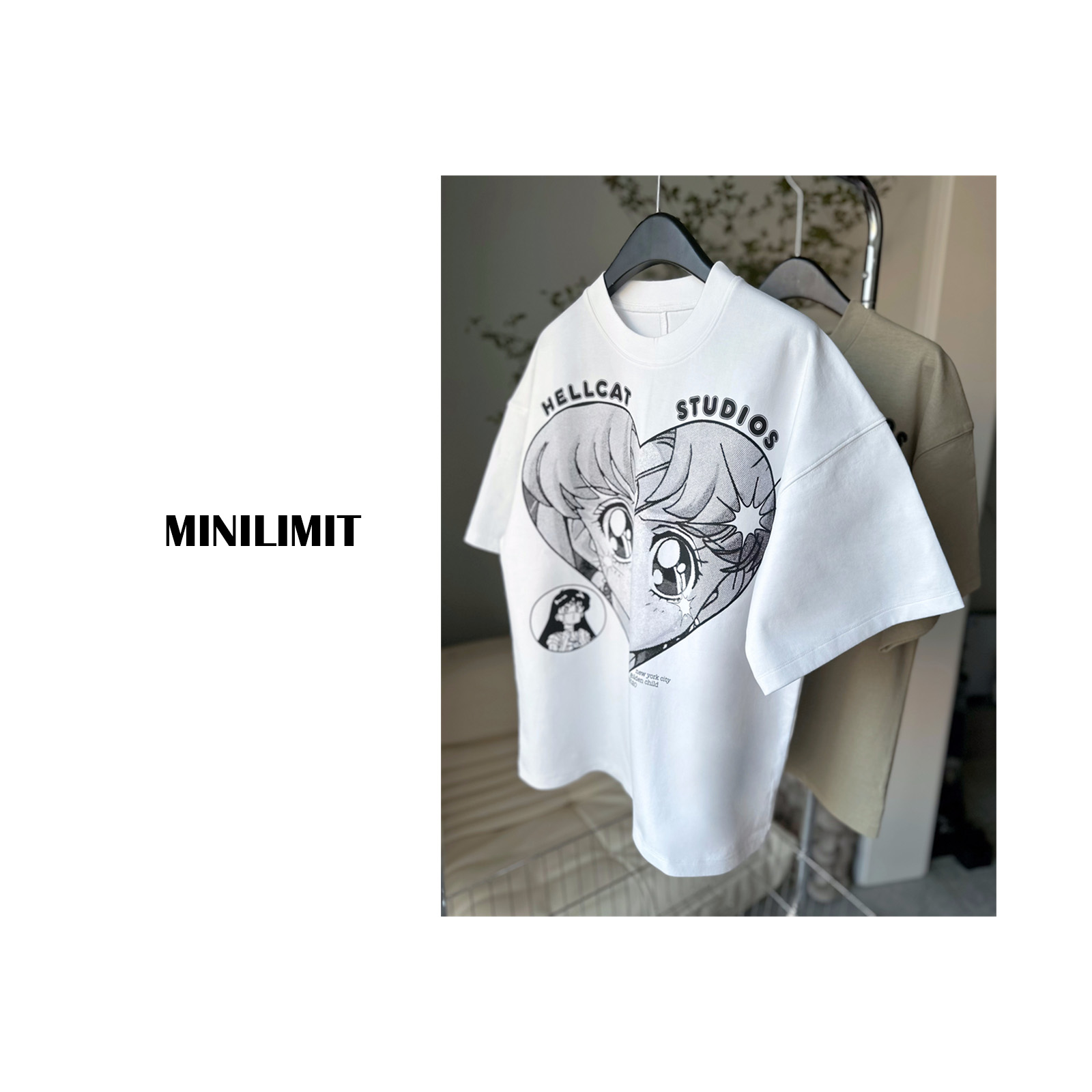 DY541 美少女太空棉T恤  可爱大印花 百搭宽松秋款上衣 MINILIMIT