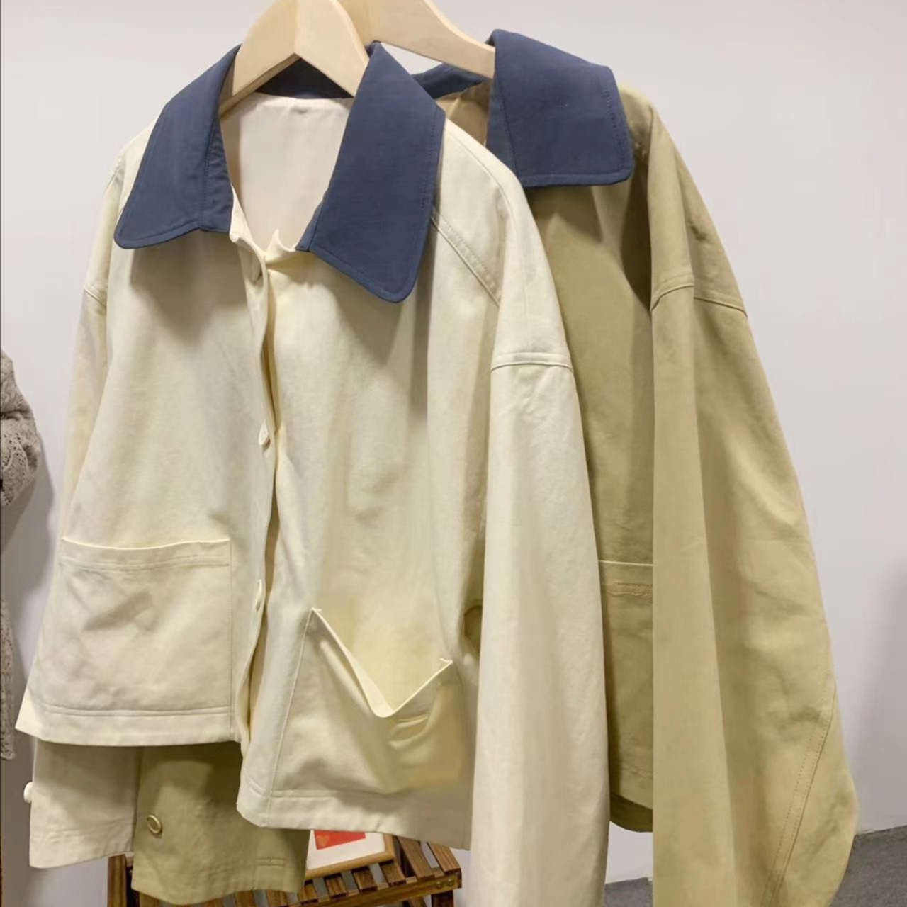 咕咕家   特价701-800（不退换) 系扣短外套