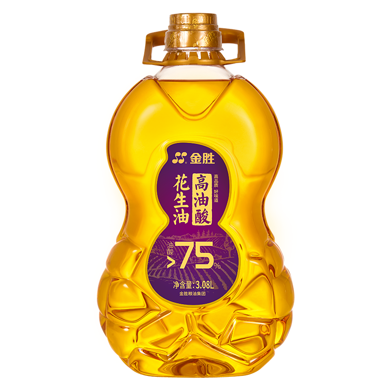 金胜品质高油酸花生油3.08L